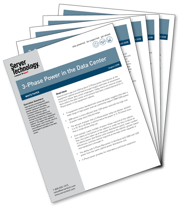 3 Phase Power in the Data Center White Paper
